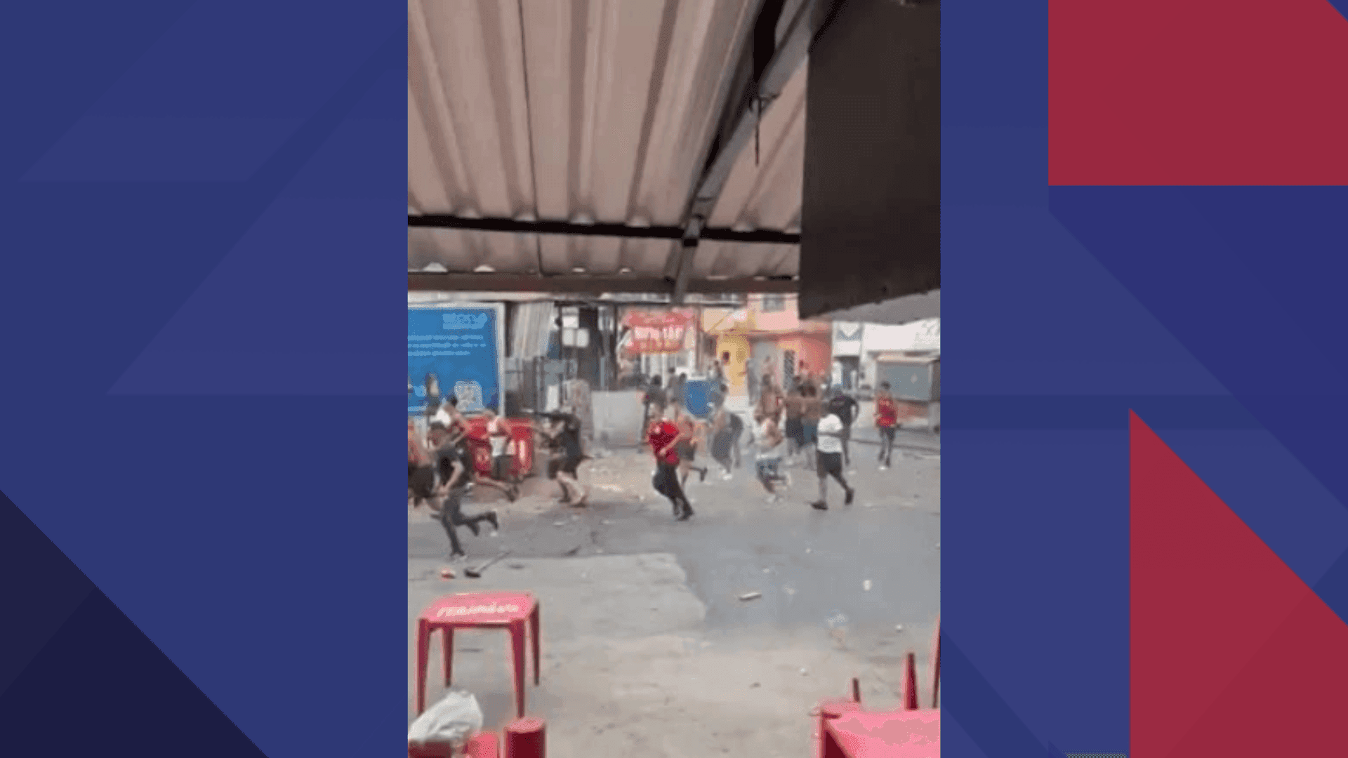 Confusão envolvendo organizada do Flamengo