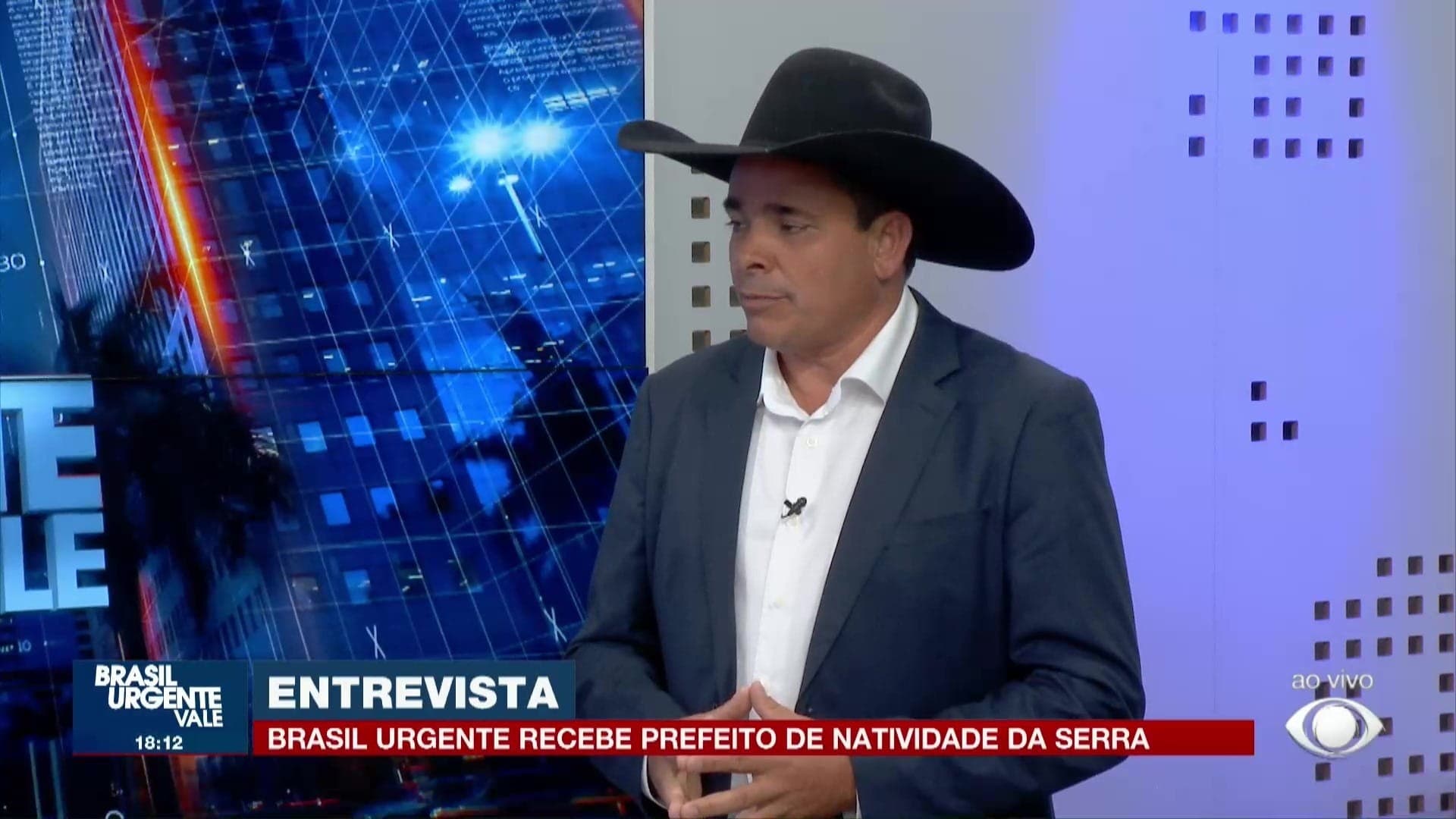 Brasil Urgente Vale entrevista Evail Augusto (PL), prefeito de Natividade da Serra