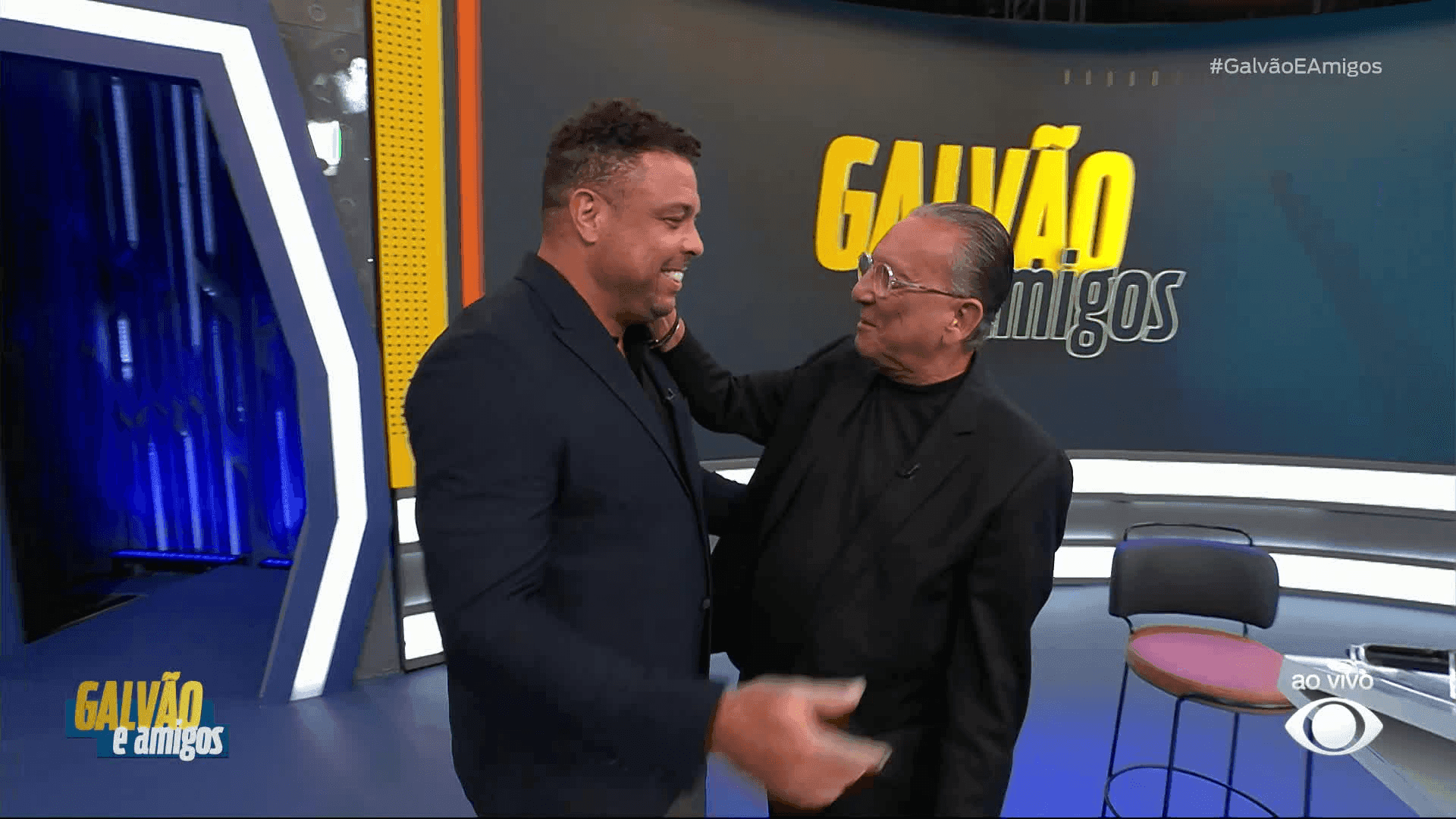 Ronaldo e Galvão Bueno