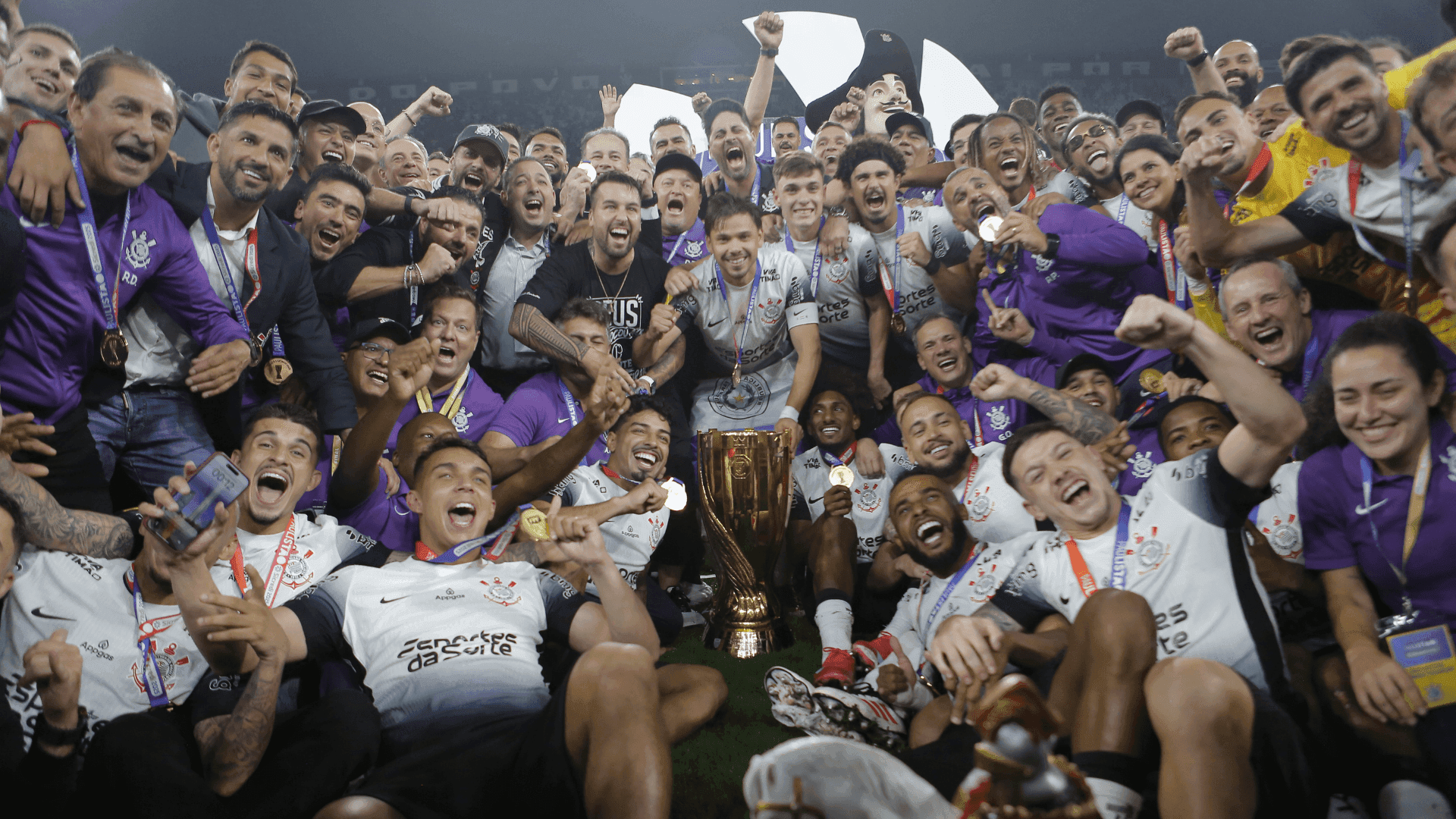 Corinthians foi campeão do Campeonato Paulista