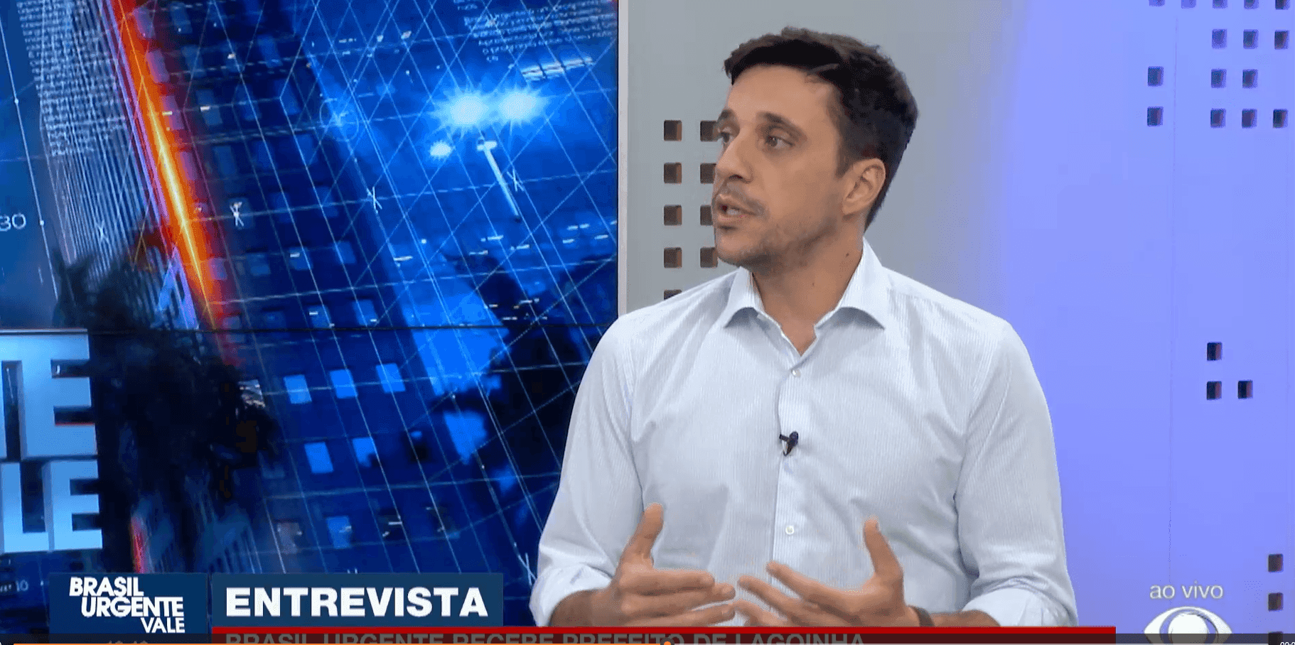 Brasil Urgente Vale entrevista Zeca (PL), prefeito de Lagoinha