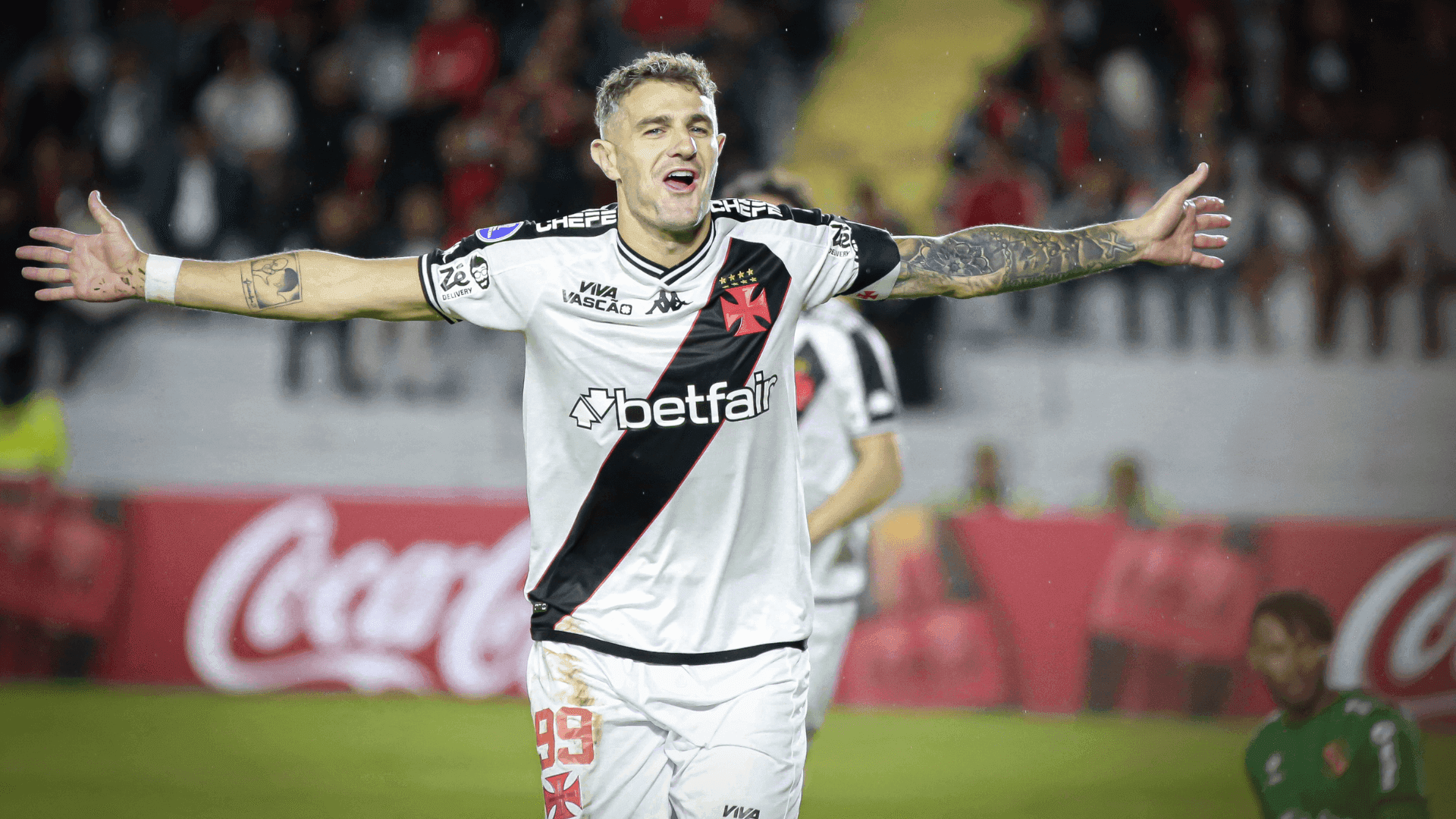 Pablo Vegetti é o artilheiro do Vasco em 2025