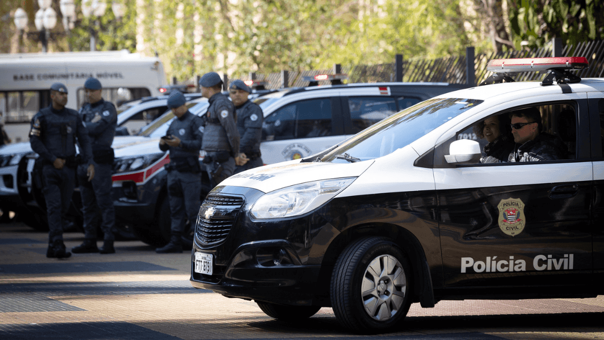 Viatura da polícia de São Paulo