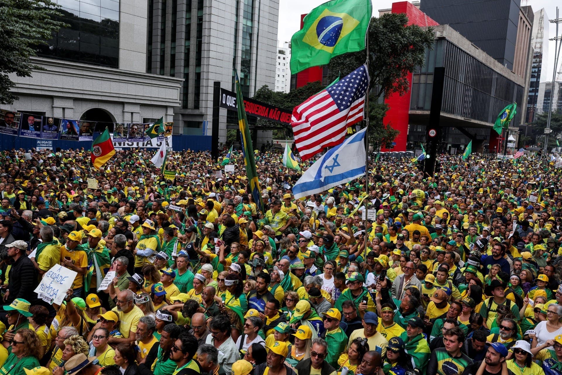 manifestação anistia