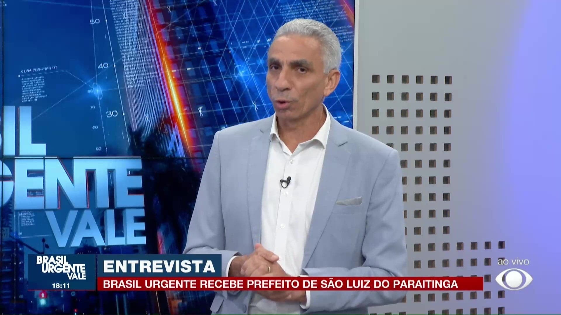Brasil Urgente Vale entrevista Alex Torres (PL), prefeito de São Luiz do Paraitinga