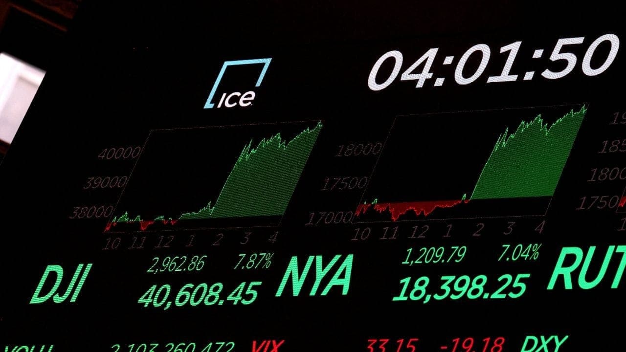 Bolsa de Nova York durante guerra comercial entre Estados Unidos e China