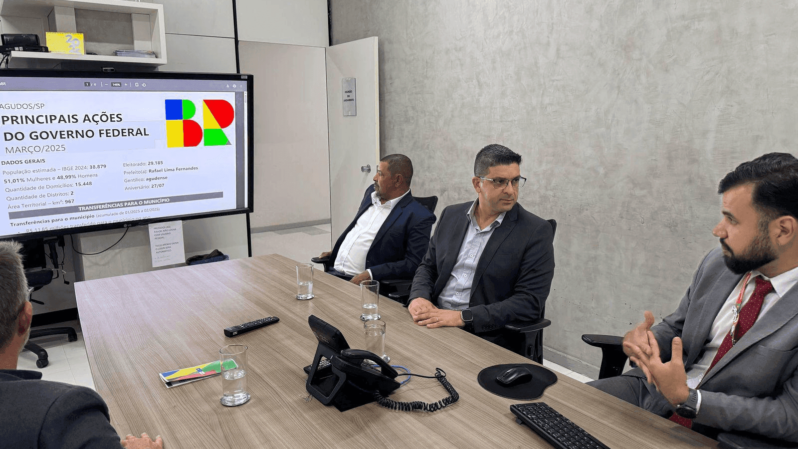 O encontro foi realizado em Brasília 