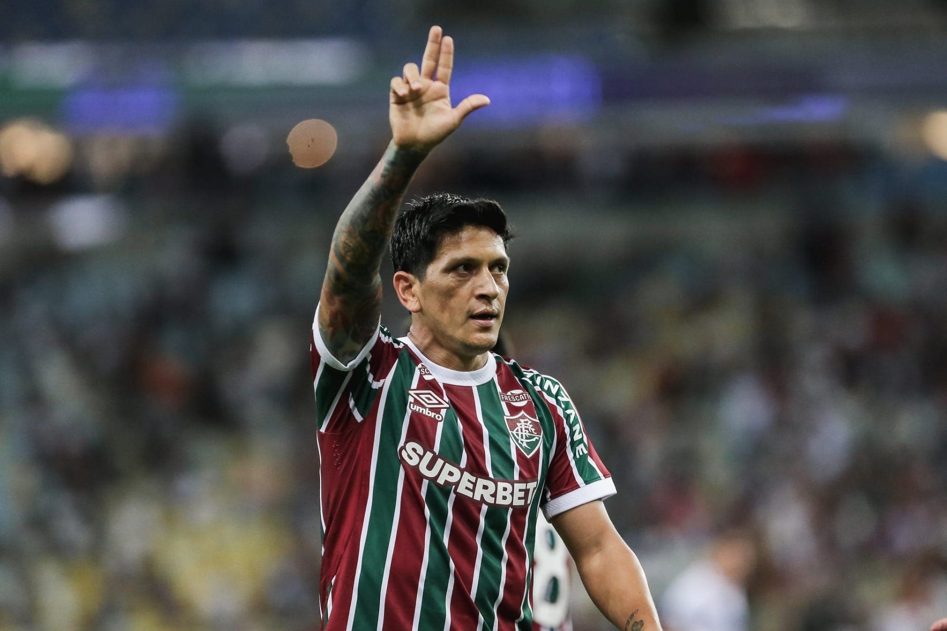 German Cano, atacante do Fluminense