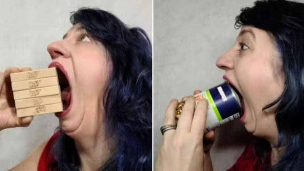 Mulher bate recorde de maior boca do mundo