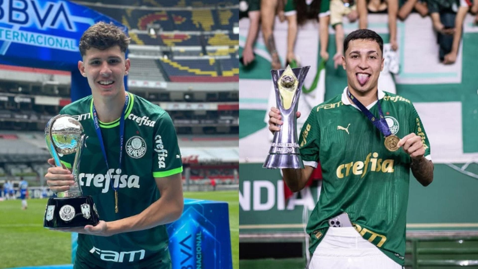 Benedetti e Thalys, renovados no Palmeiras