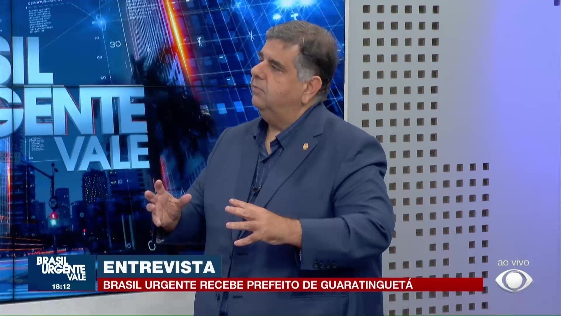 Brasil Urgente Vale entrevista Junior Filippo (PSD), prefeito de Guaratinguetá