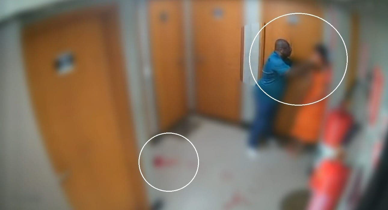 Vídeo mostra namorada de João Neto ensanguentada