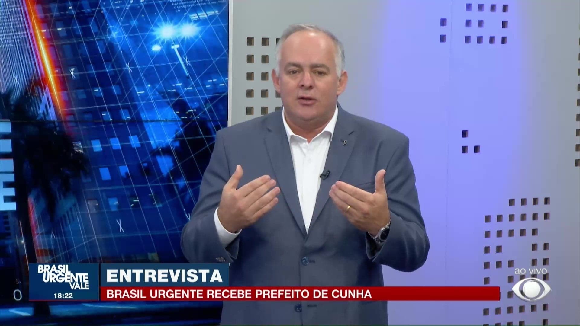 Brasil Urgente Vale entrevista Rodrigo Do Neto (PL), prefeito de Cunha