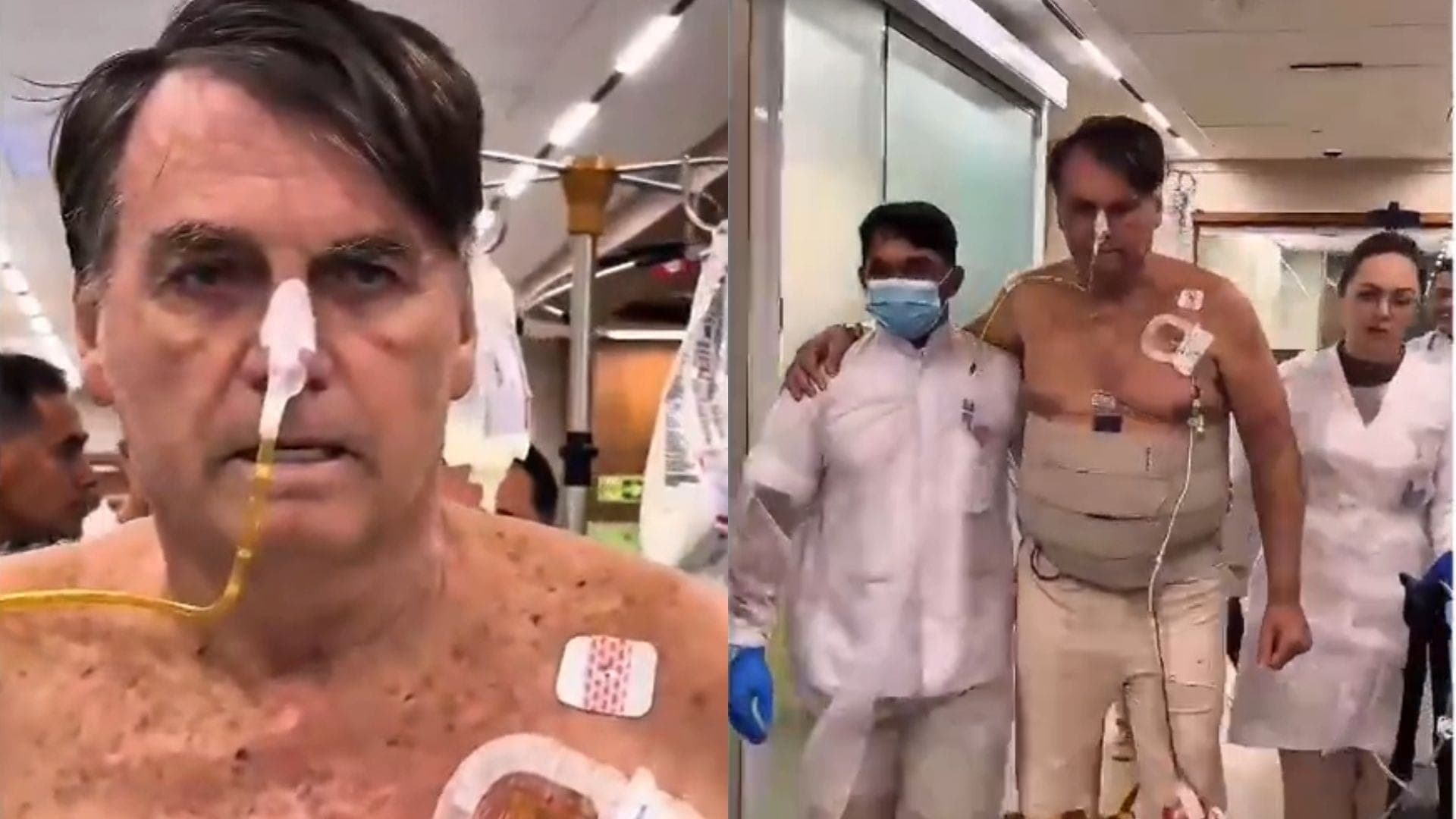 Jair Bolsonaro segue internado 