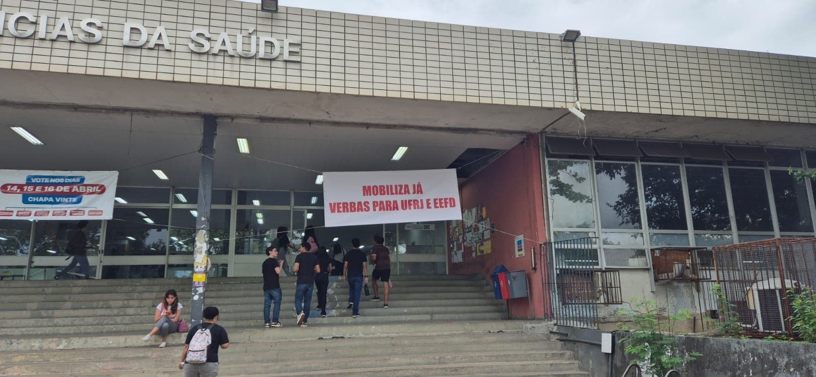 Protesto na UFRJ 
