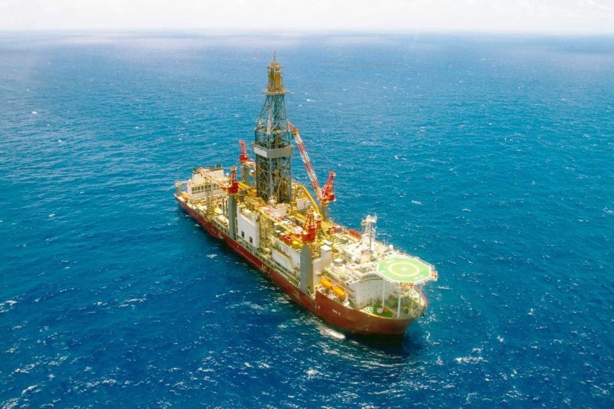 Navio-sonda da Petrobras na Margem Equatorial