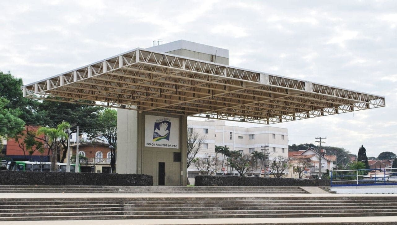 Praça Arautos da Paz, no Taquaral, em Campinas