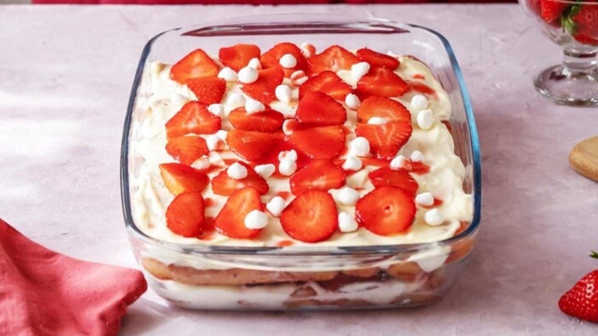 Mousse de morango