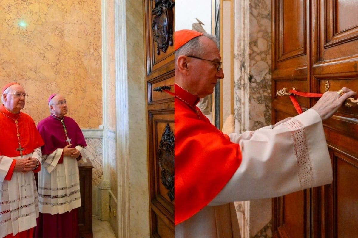 Rito de constatação da morte do papa Francisco