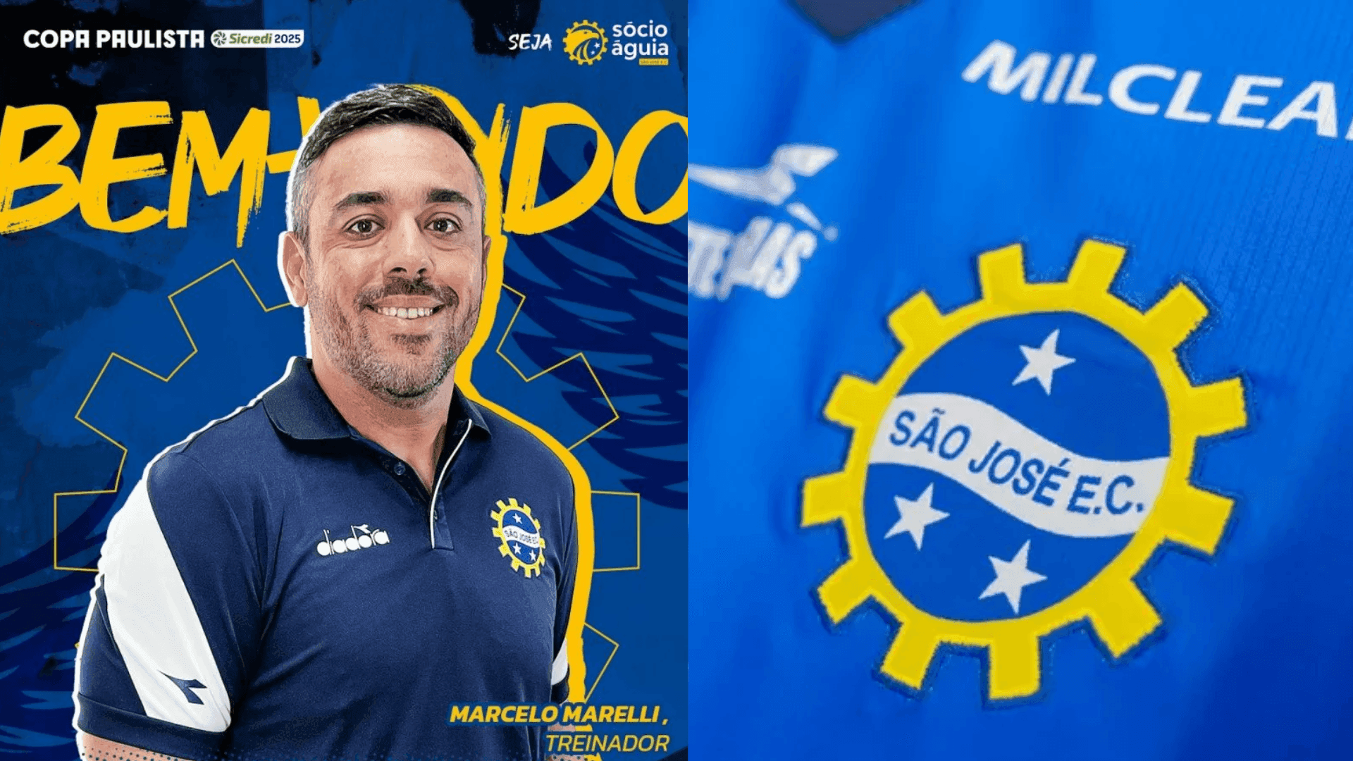São José anuncia Marcelo Marelli como técnico para a disputa da Copa Paulista