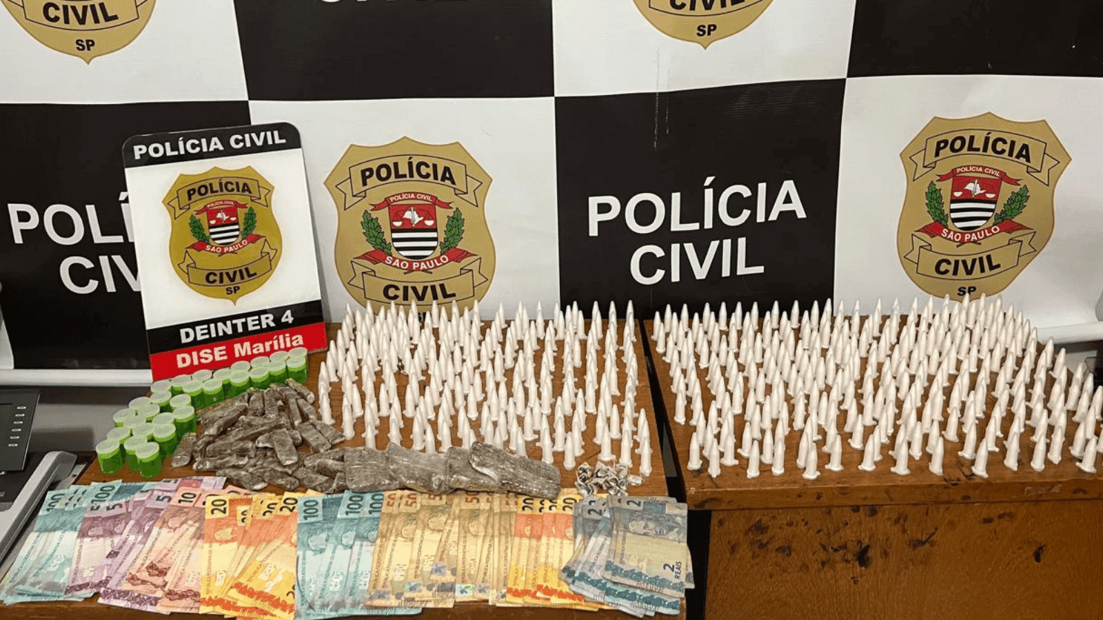 A abordagem e apreensão aconteceram em Marília
