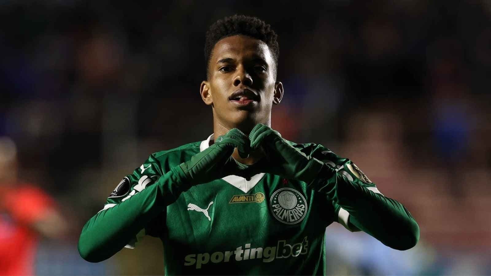 Estêvão, atacante do Palmeiras