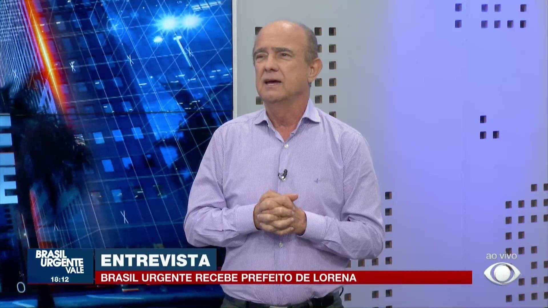 Brasil Urgente Vale entrevista Sylvinho Ballerini (PSD), prefeito de Lorena