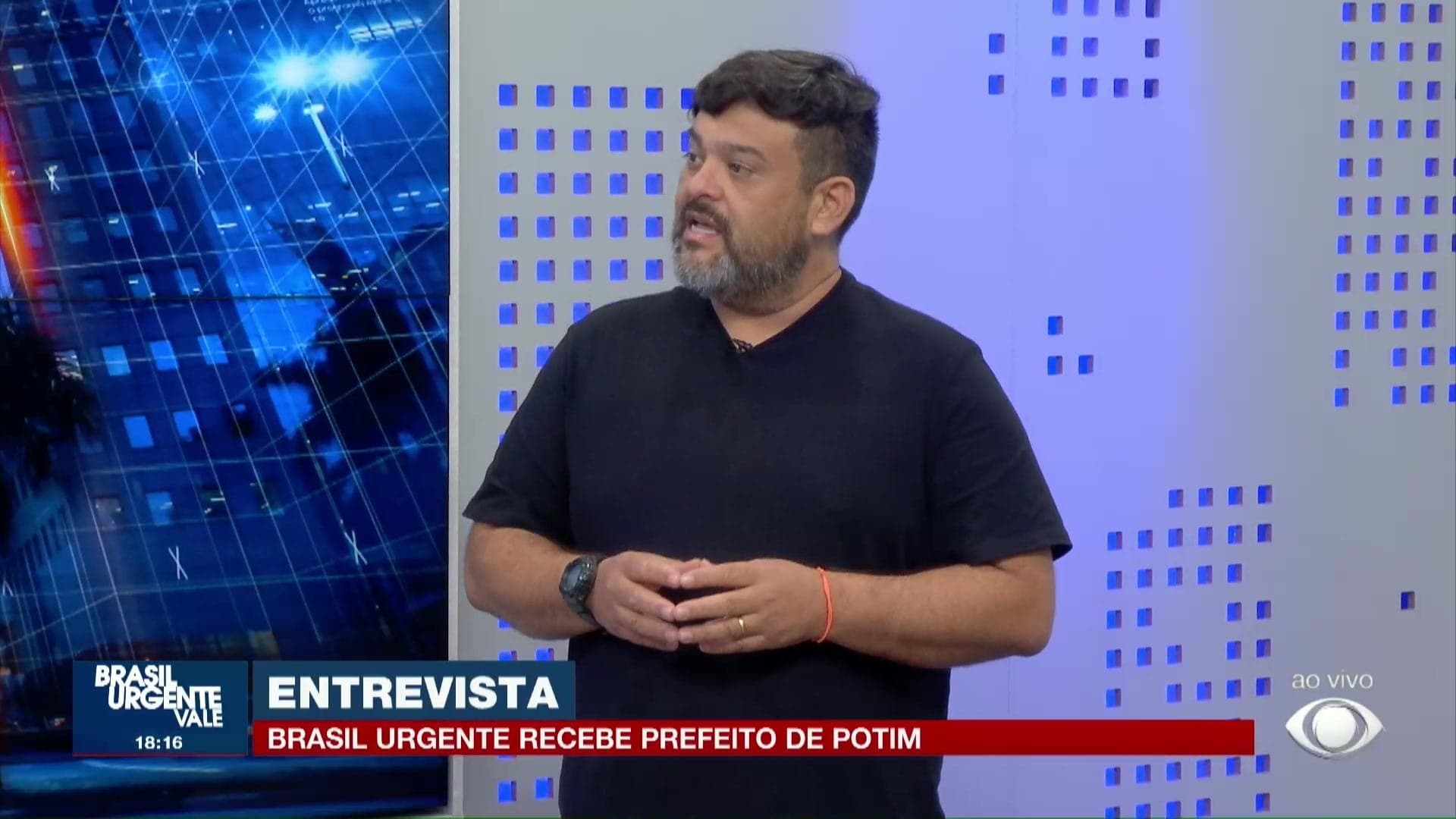 Brasil Urgente Vale entrevista Tanaka (MDB), prefeito de Potim