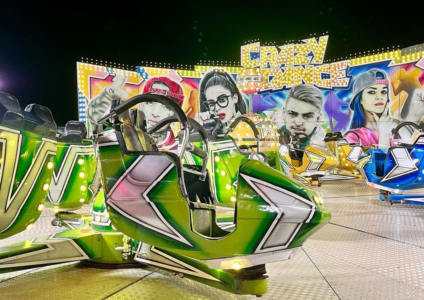 Um dos brinquedos do Crazy Park