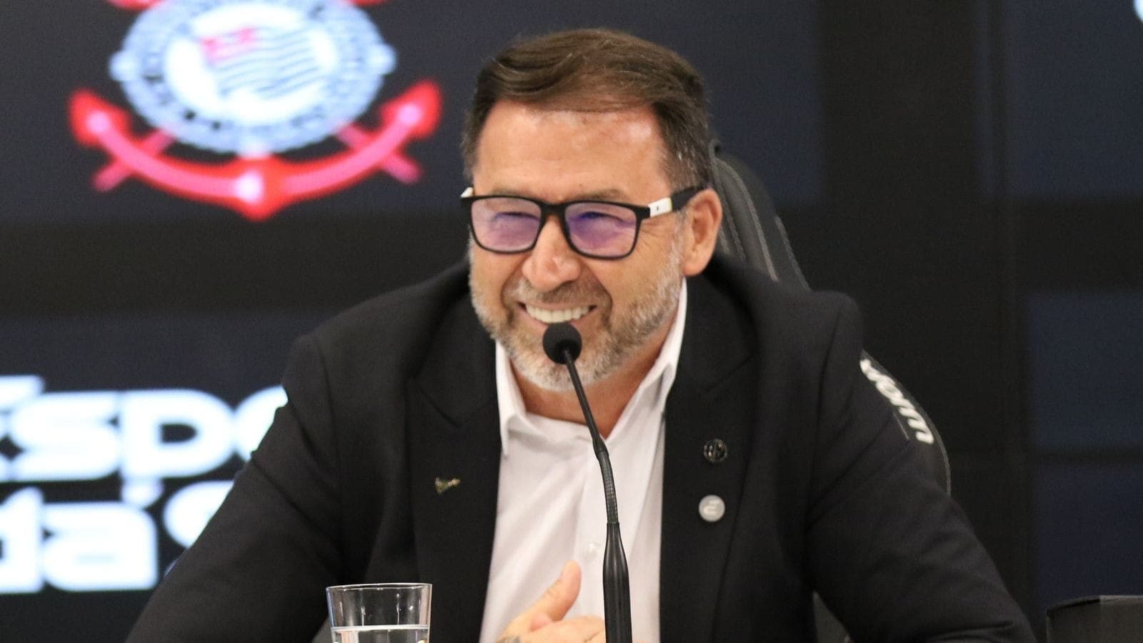 Augusto Melo, presidente do Corinthians