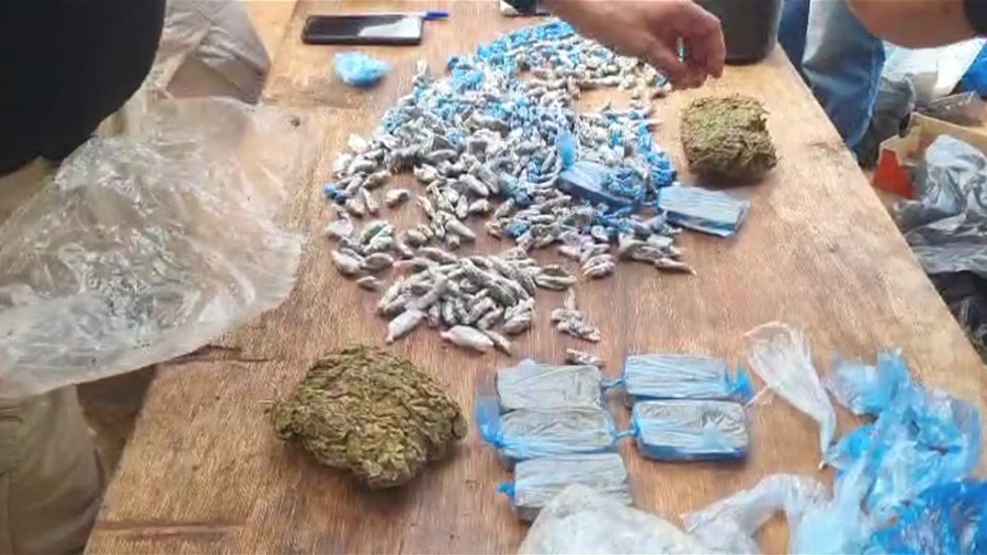 Drogas encontrada em presídio no Paraguai