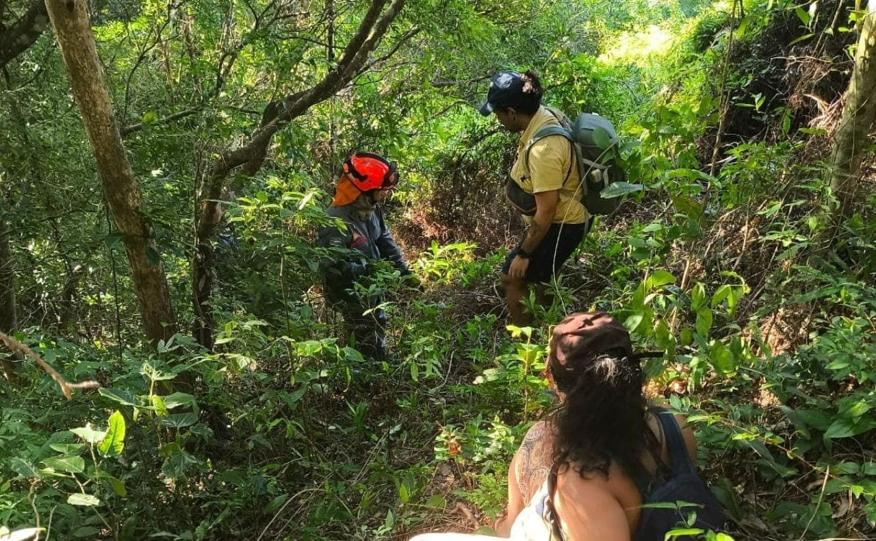Resgate aconteceu na trilha Guaecá