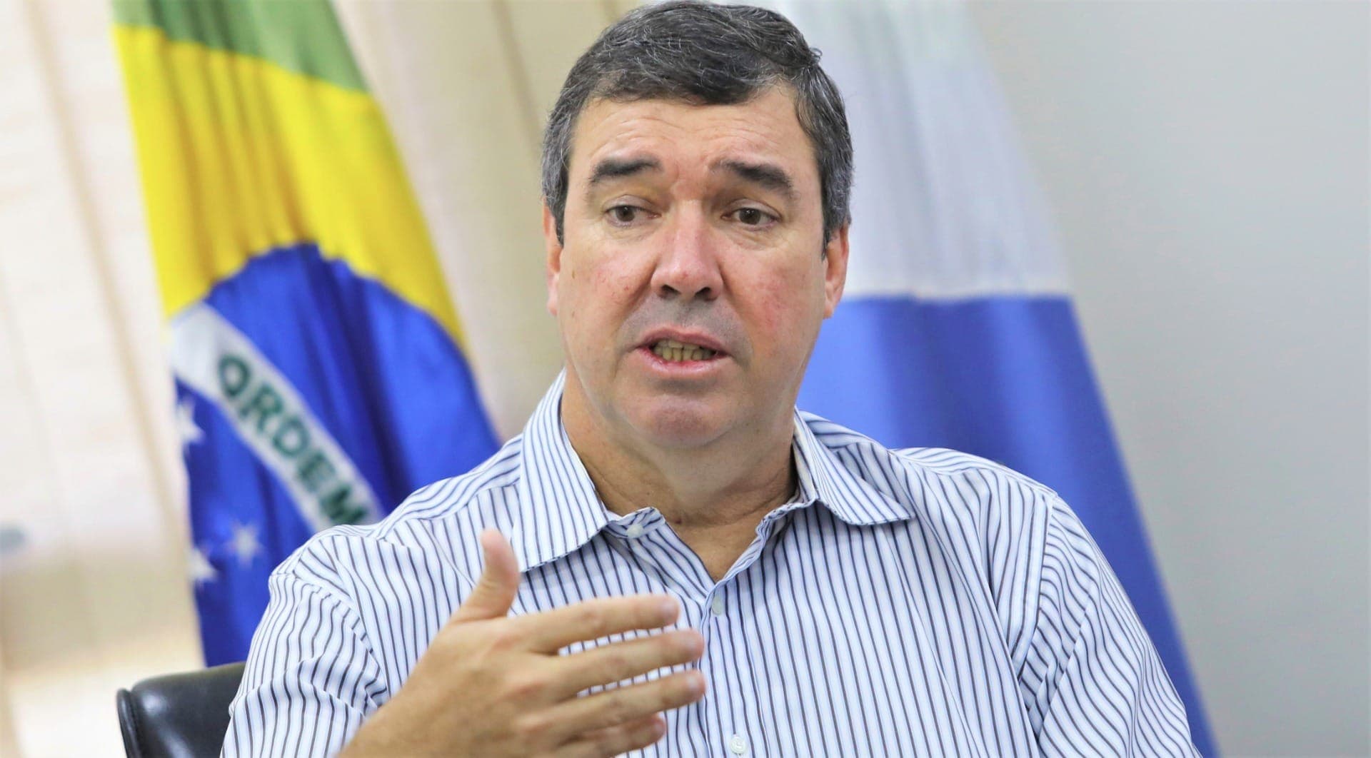 Governador do MS, Eduardo Riedel 