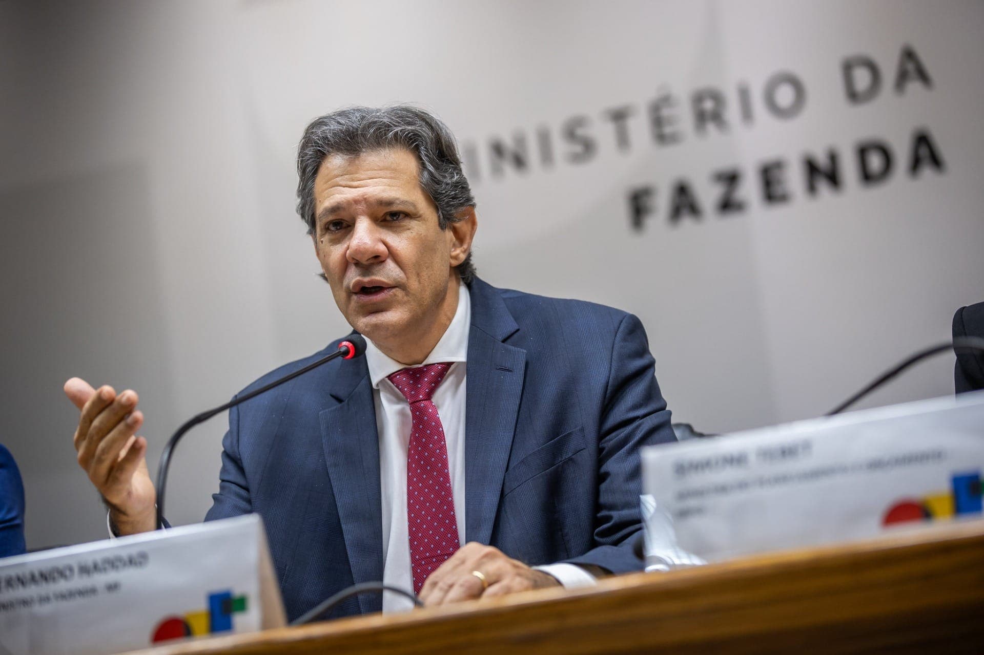 Ministro Fernando Haddad, da Fazenda