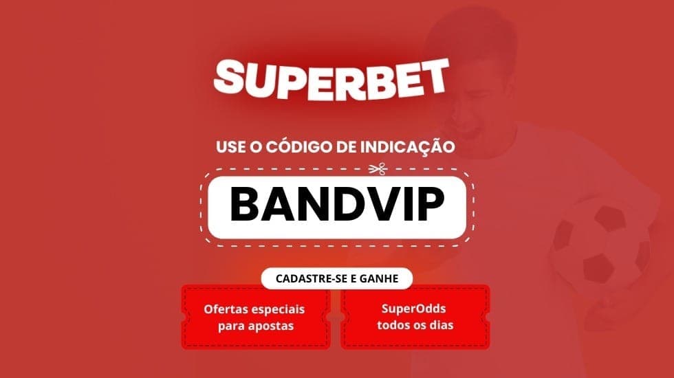 Super Bet - Ativar código BANDVIP