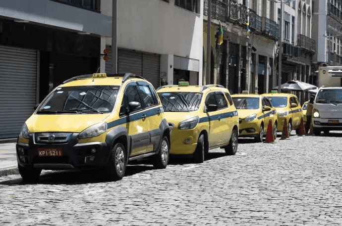Táxis no Rio de Janeiro