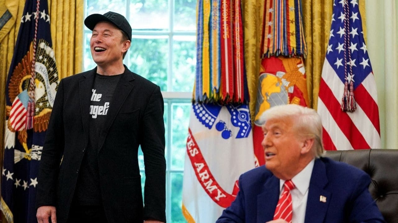 Elon Musk e Trump na Casa Branca