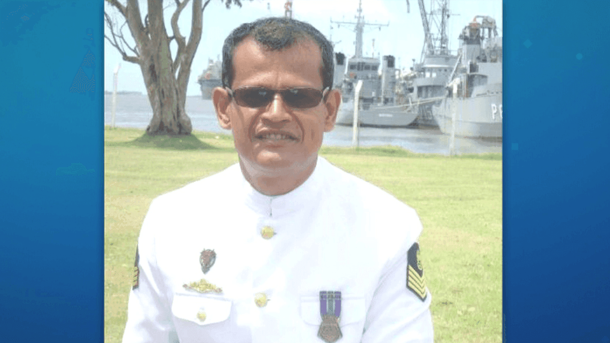 Suboficial Marco Antônio Braga Caldas, da Marinha 