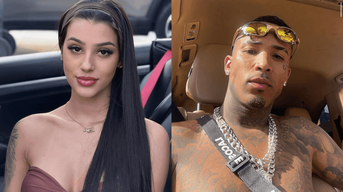 Bia Miranda e Gato Preto