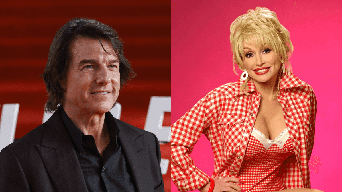 Tom Cruise e Dolly Parton