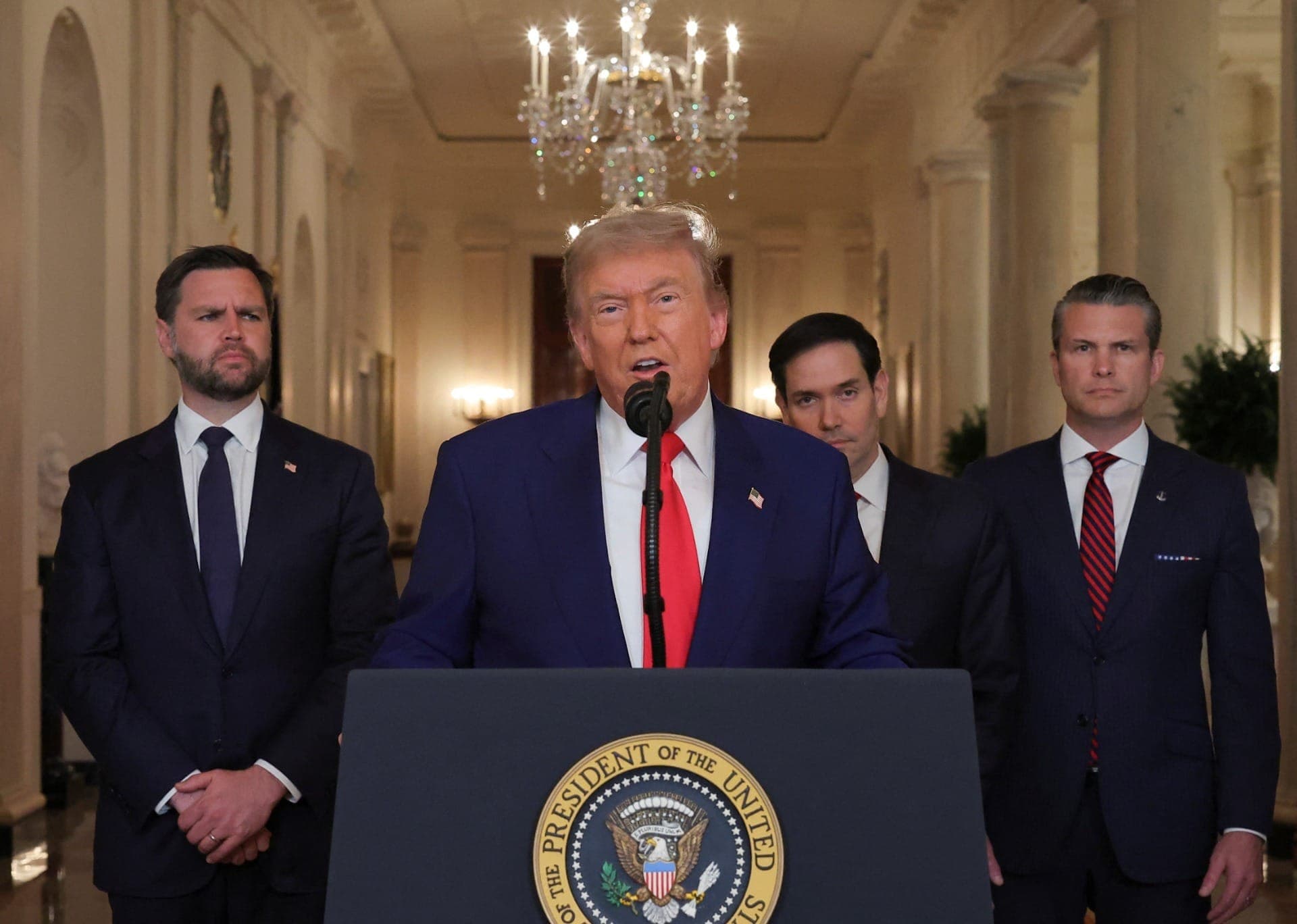 Trump dá entrevista após ataque dos EUA ao Irã