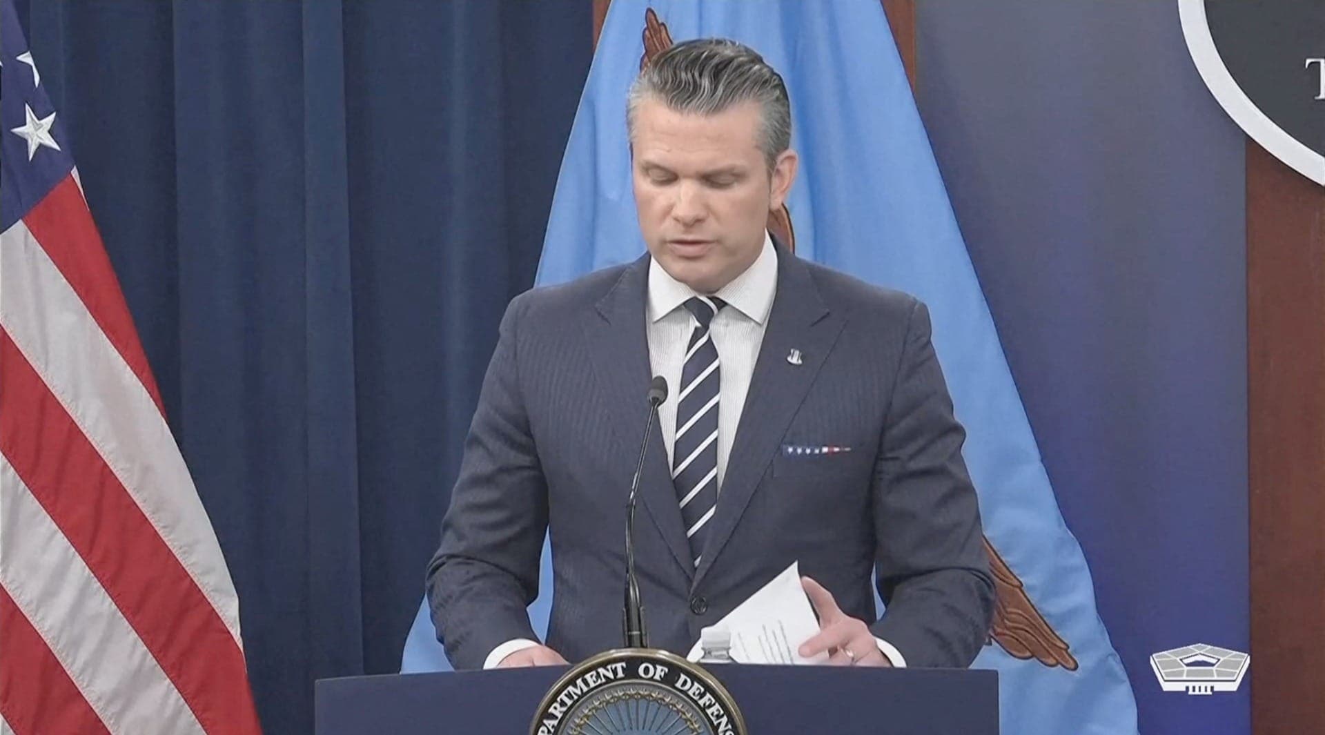 Pete Hegseth, secretário de Defesa dos EUA
