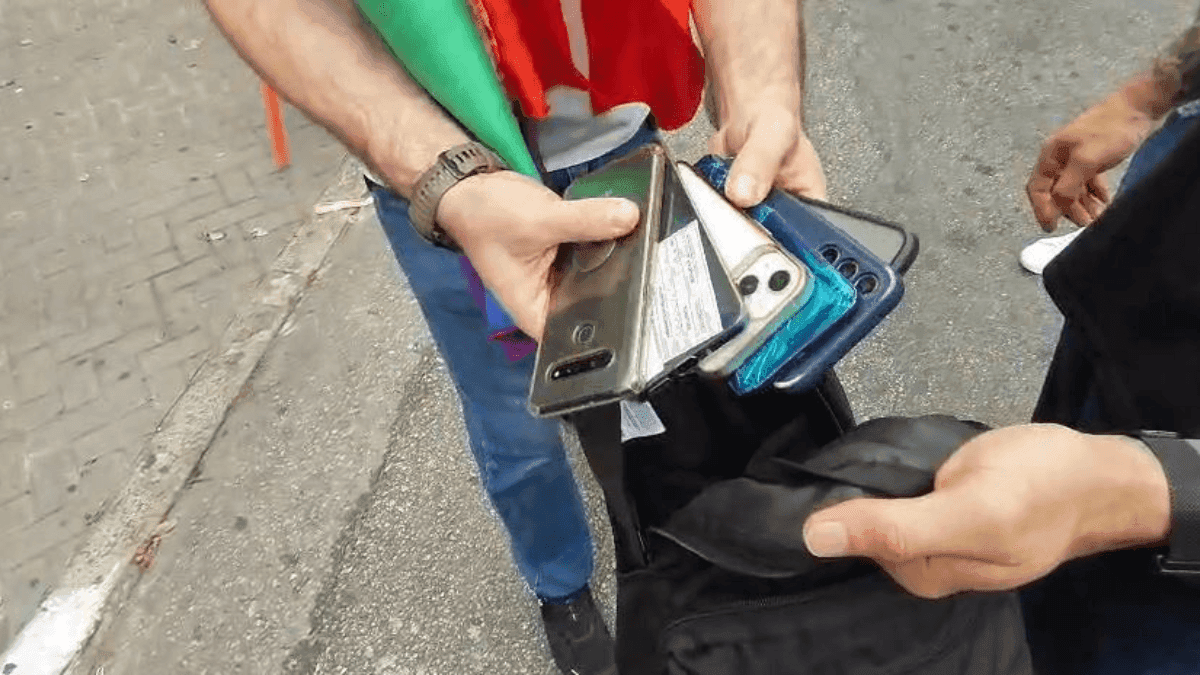 Alguns aparelhos roubados são destinados ao desmanche