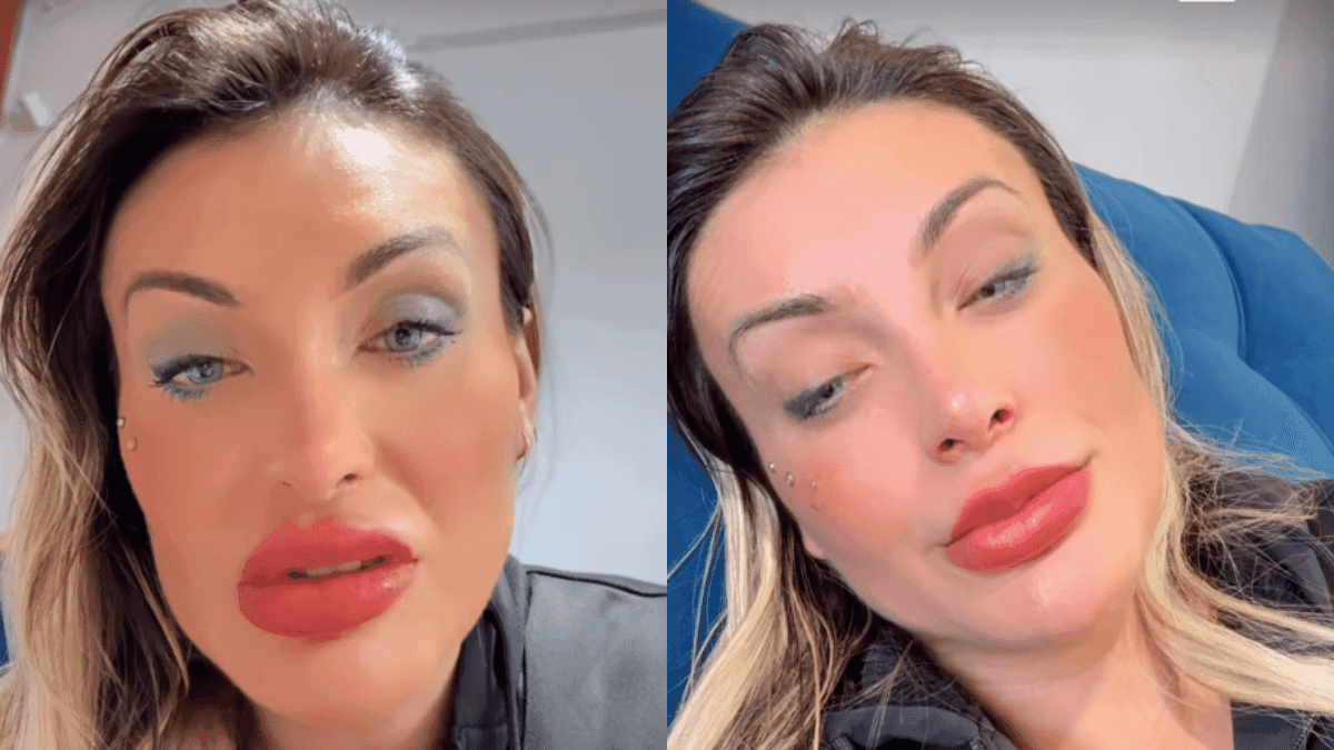 Andressa Urach mudou a cor dos olhos