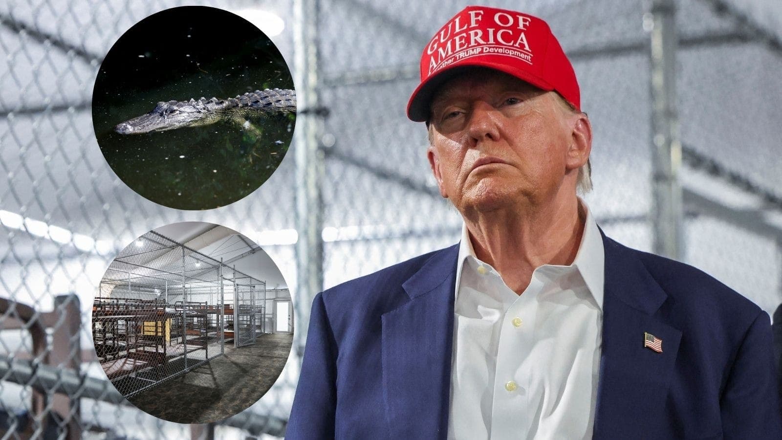 Donald Trump visitou a 'Alcatraz dos Jacarés'