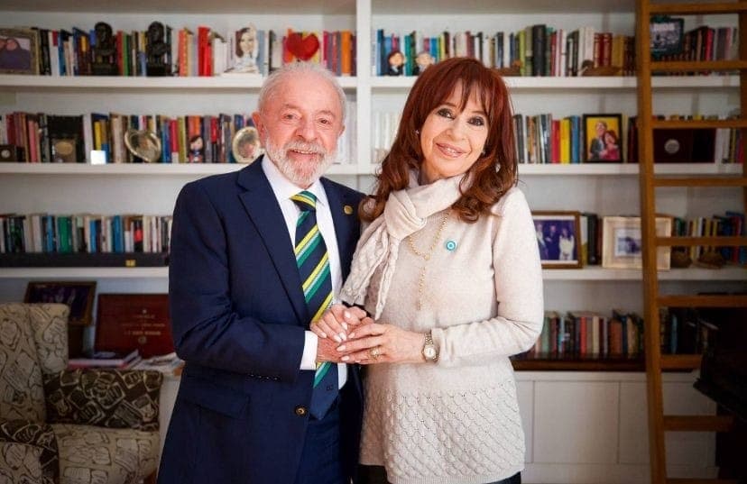 Presidente Lula e Cristina Kirchner