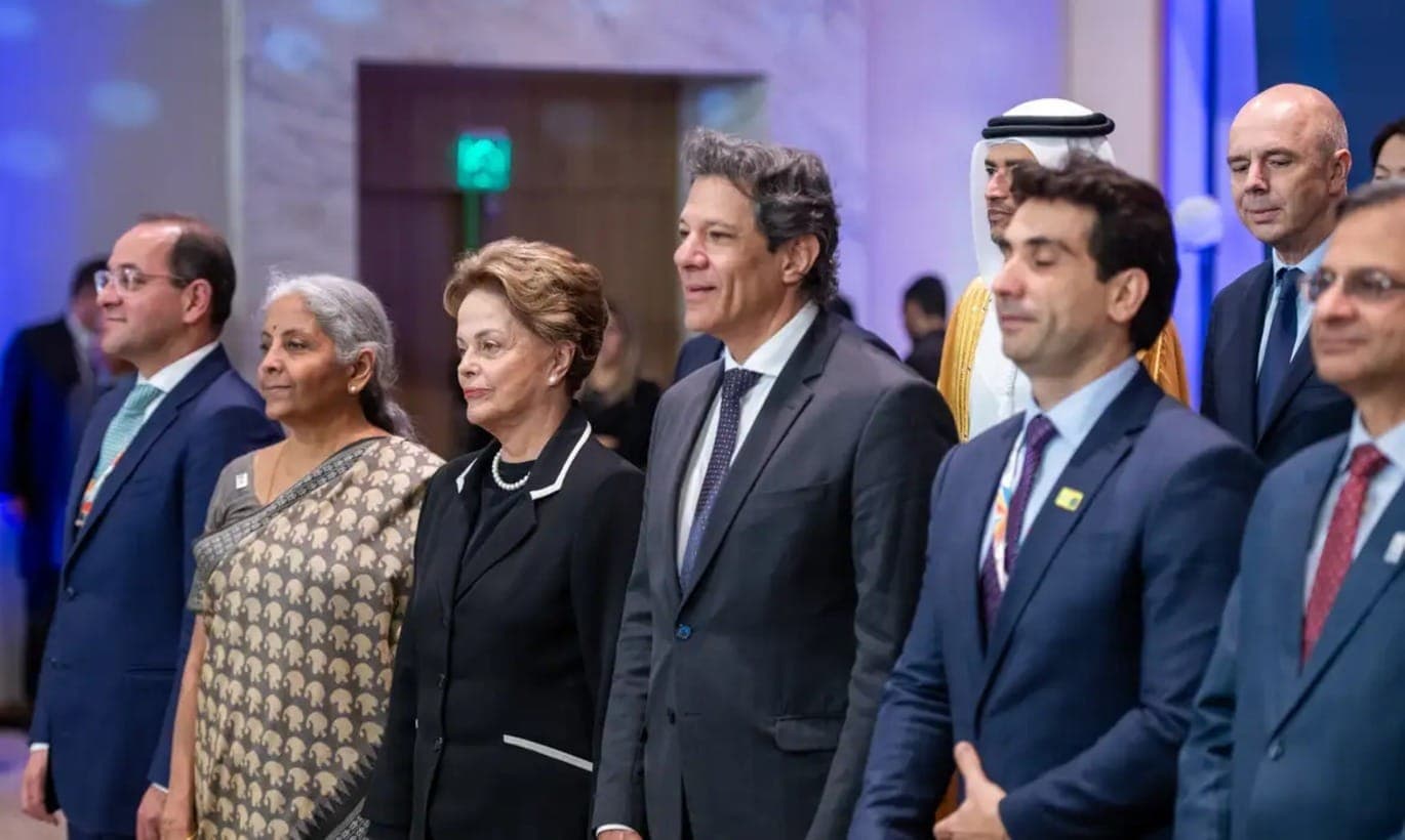 Líderes na reunião do Brics 2025