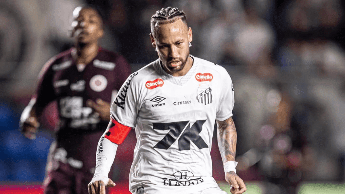 Neymar, no Santos