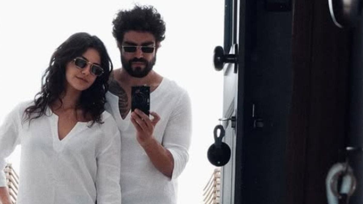 Caio Castro e Vitoria Bohn