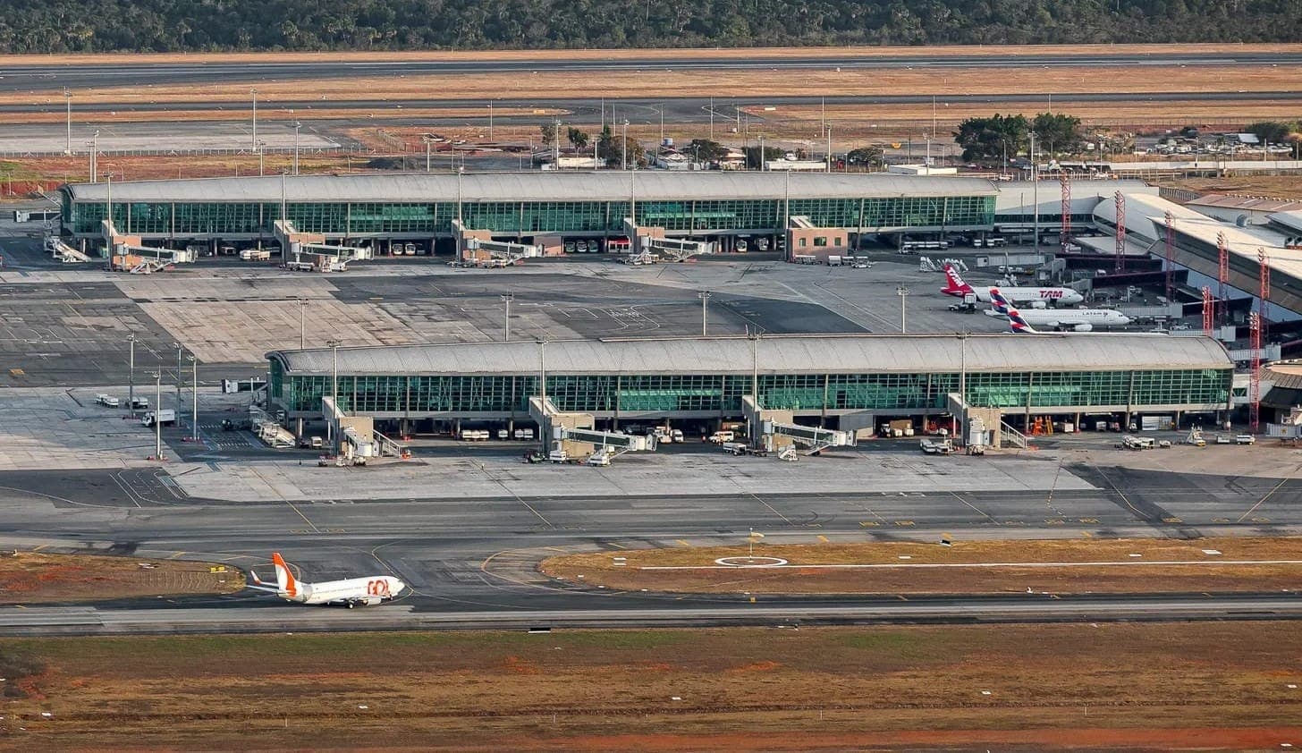 Pistas do aeroporto de Brasília